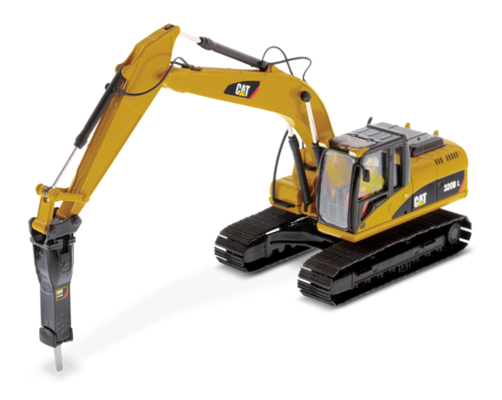 Cat 320D L Hydraulic-Excavator with Hammer