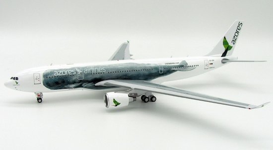 Airbus A330-200 SATA Azores Airlines "Sperm Whale Livery" with stand