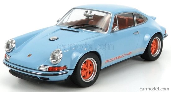 PORSCHE - 911 BY SINGER COUPE 2014 - LIGHT BLUE ORANGE