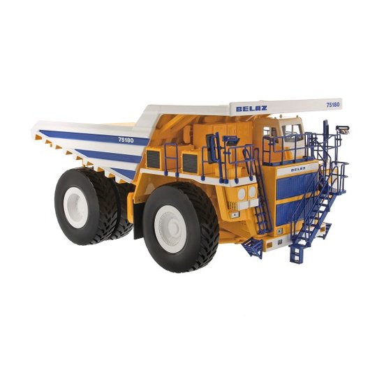 BELAZ 75180 Dump Truck White Body