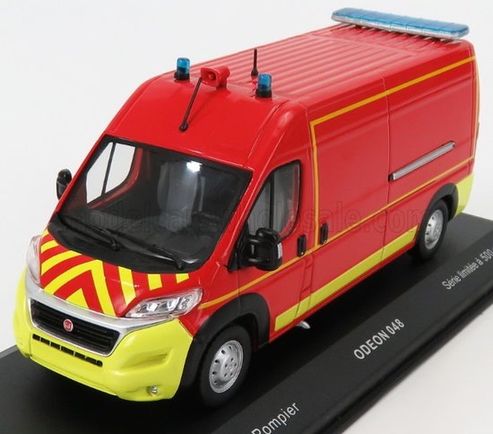 FIAT - DUCATO VAN SAPEURS POMPIERS 2014 - červeno žltá farba