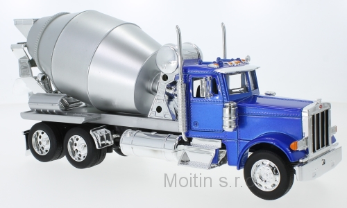 Peterbilt 379,  betonMix modra a strieborná farba 