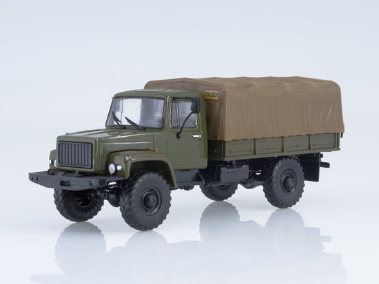 GAZ-3308 valník s plachtou KHAKI color