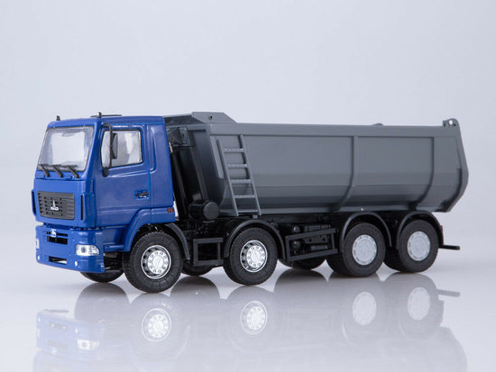 MAZ-6516 U-SHAPE DUMP TRUCK - BLUE-GREY
