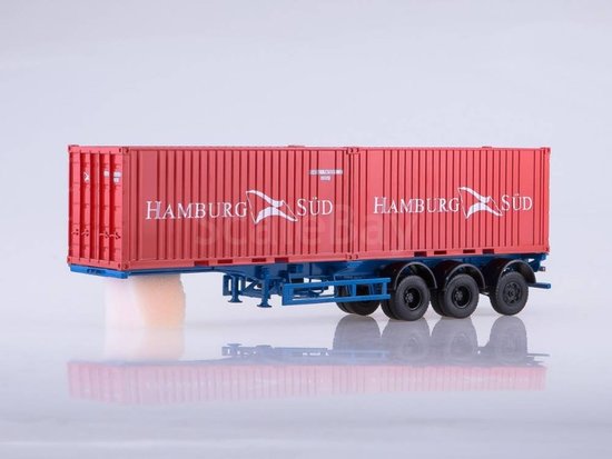 CONTAINER SEMITRAILER MAZ-938920 /HAMBURG-SÜD/