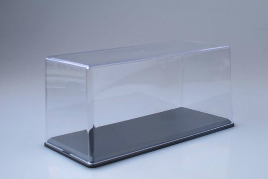 Plastic transparent box 19cm, clear