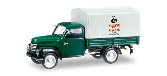  Framo 901/2 canvas trailer "Plaste & Elaste aus Schkopau"