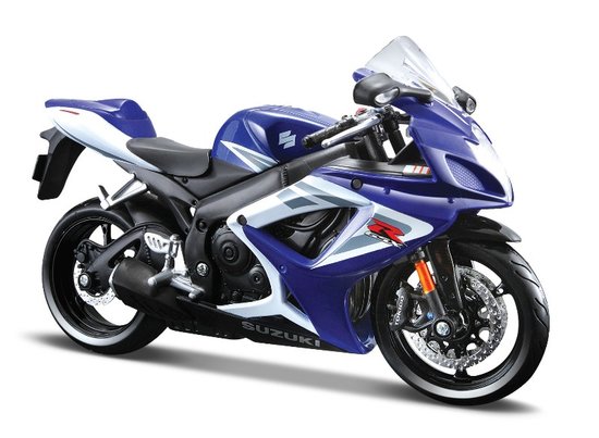 Motorka Suzuki GSX-R 750, blue - white