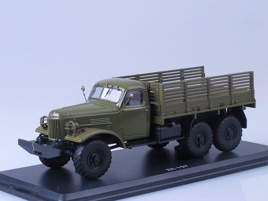 ZIL-157 flatbed truck, khaki