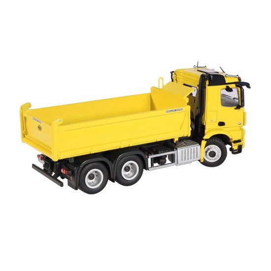 Mercedes Benz Arocs 6x4 yellow.