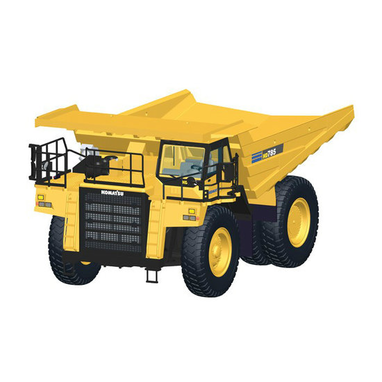 Dump truck KOMATSU HD785 