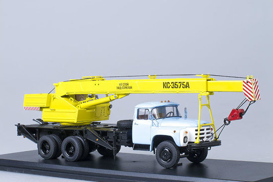 Crane truck KS-3575A (ZIL-133GYA) žlto - modrý