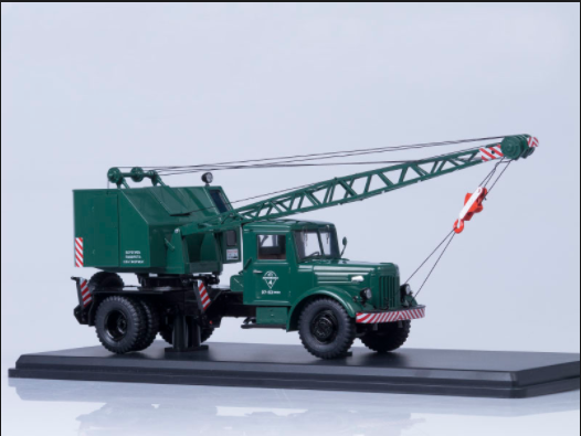 Truck crane K-51 (MAZ-200),  with function,  (green)