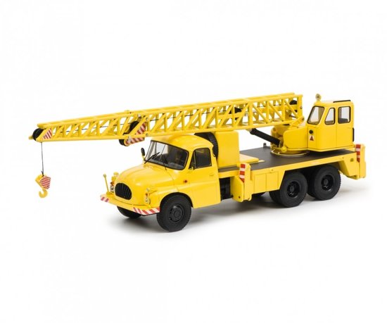 Tatra T138 mobile crane yellow color