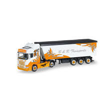 Scania R HL Stöffel-Liner truck semitrailer "B&R Transporte / Arrow Hunter",