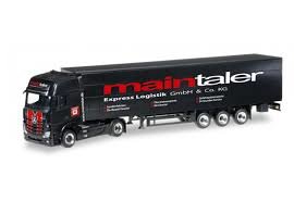  Mercedes-Benz Actros Gigaspace curtain canvas semitrailer "Maintaler",