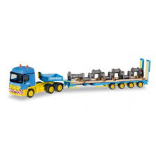 Mercedes-Benz Actros L 6x4 low boy semitrailer with load tank crankshaft "Siefert"