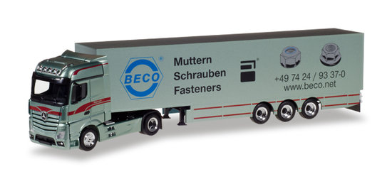 Mercedes-Benz Actros Bigspace box semitrailer "Bagemühl"
