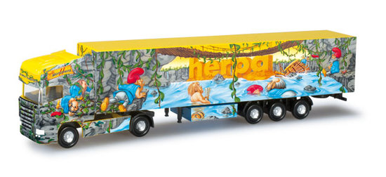 Scania TL Koffer-Sattelzug Herpa Monument II