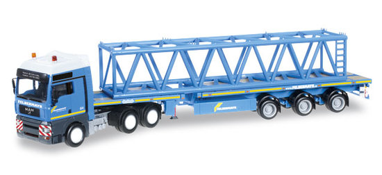 MAN TGX XXL 6x2 Euro 6 teletrailer semitrailer with Derrick girder mast part 12 m "Felbermayr"