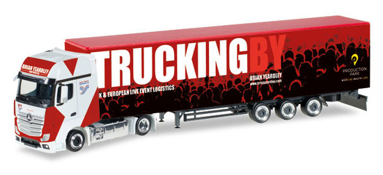 Mercedes-Benz Actros Gigaspace Koffer-Sattelzug   "Brian Yeardley" (GB)