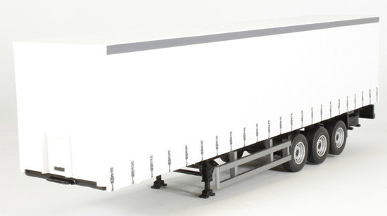 Scania náves 3 nápravový biely OEM