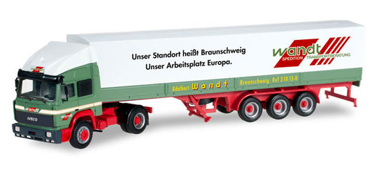  Iveco Turbostar canvas semitrailer "Wandt"