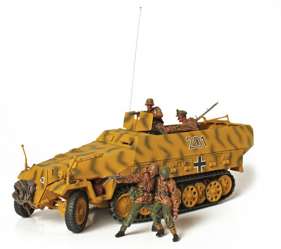 Gepanzertes Fahrzeug Sd.Kfz.251 Schütze deutsche Armee, # 201, Russland 1944
