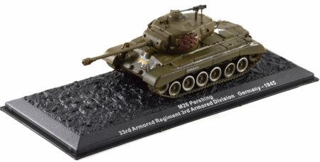 M26 PERSHING 33RD ARMORED REGIMENT 3RD ARMORED DIVISION GERMANY - 1945