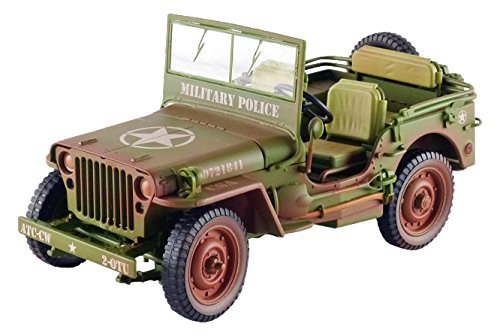 JEEP WILLYS US ARMY OPEN MILITARY POLICE DIRTY VERSION 1944
