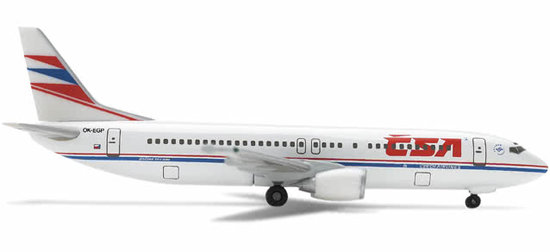 Boeing B737-45S CSA České aerolinie, "Kladno"