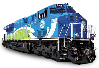 EMD Lokomotive SD70ACe-T4 Bleu / Grün