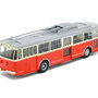 Škoda 9TR trolejbus béžová červená 143 - Avtoistoria (4)