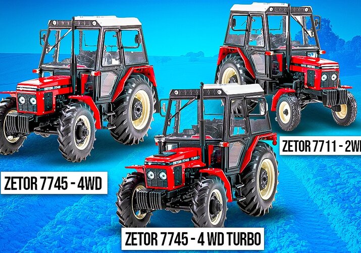 Order dispatch — Zetor 7711, Zetor 7745 and Zetor 7745 Turbo