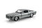 Ford Mustang GT 1967, metalová šedá