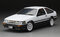 Toyota Corolla Levin (AE86), white/black, 1985