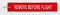 Schlüsselanhänger - original REMOVE BEFORE FLIGHT groß