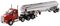 Kenworth T880S Red Cab & Heil Fleet Duty 9300/DT-C4 Chrome Petroleum Trailer