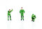 Set mit 3 John Deere-Figuren