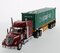 International Lonestar Day Cab w. 40Ft Container Tractor + Trailer - red , yellow 