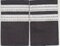 Set of two 2 silver bar Epaulettes Black background. ( 13 mm bar) 