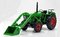 Deutz D 52 06 A, green, with front loader.