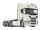 Scania R500 Serie mit Hakenlift, weiß