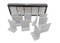 L-shaped retaining walls, set of 10 pieces