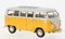 VW T1 Bus, 1963, yellow/white