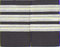 Set bestehend aus zwei Armbänder mit 3 silbernen Streifen mit einem schwarzen Hintergrund. (13 mm bar)