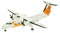 DASH8-100 AIR CANADA JAZZ,  YELLOW WITH STAND