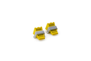 2x Blocking wedge Deluxe - yellow