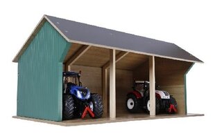 Small garage for agricultural machinery