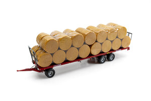Maupu Flatbed + 30ks balíkov - červená